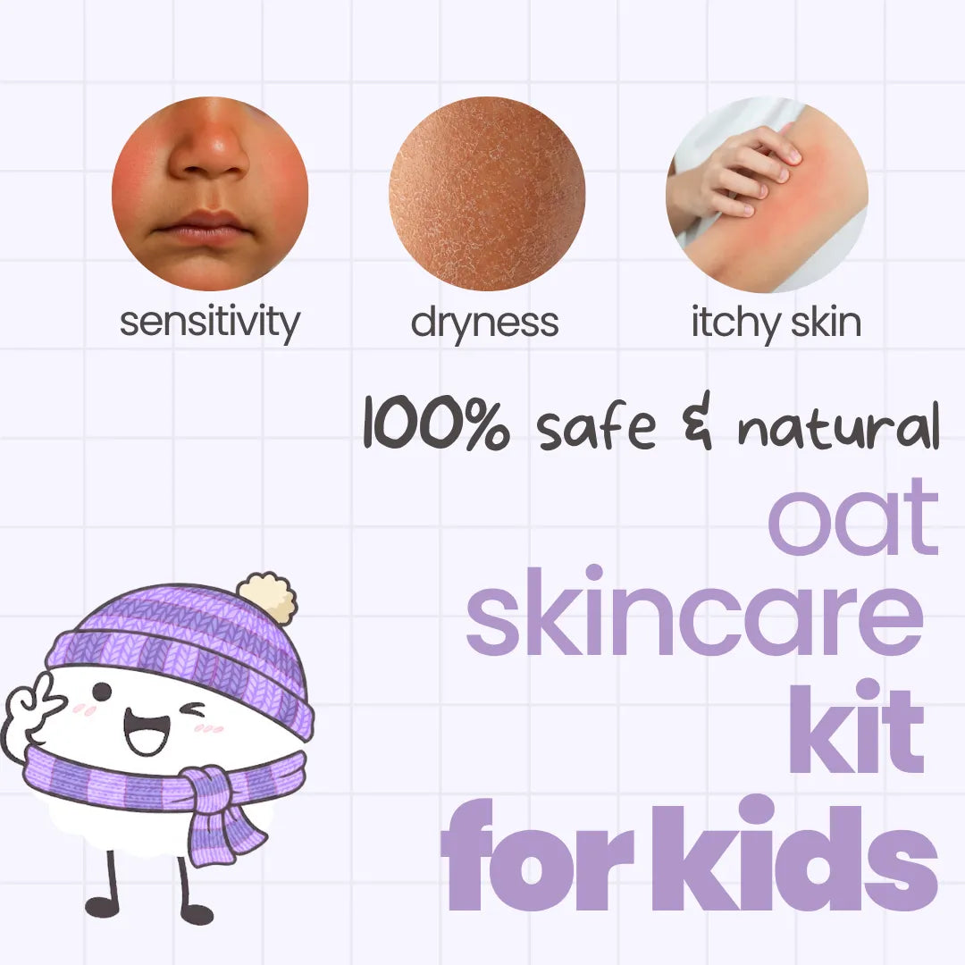 3-in-1 Oat Kit for Kids — helps with sensitivity, dryness and itchy skin | Tuco Kids