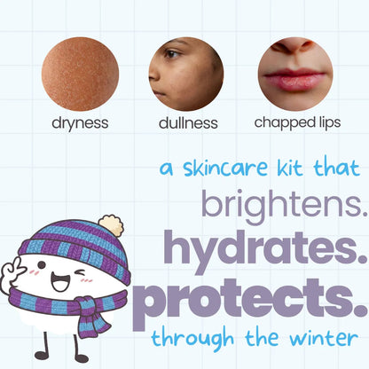 3-in-1 Oat Kit for Kids — winter dryness, dullness and chapped lip protection | Tuco Kids