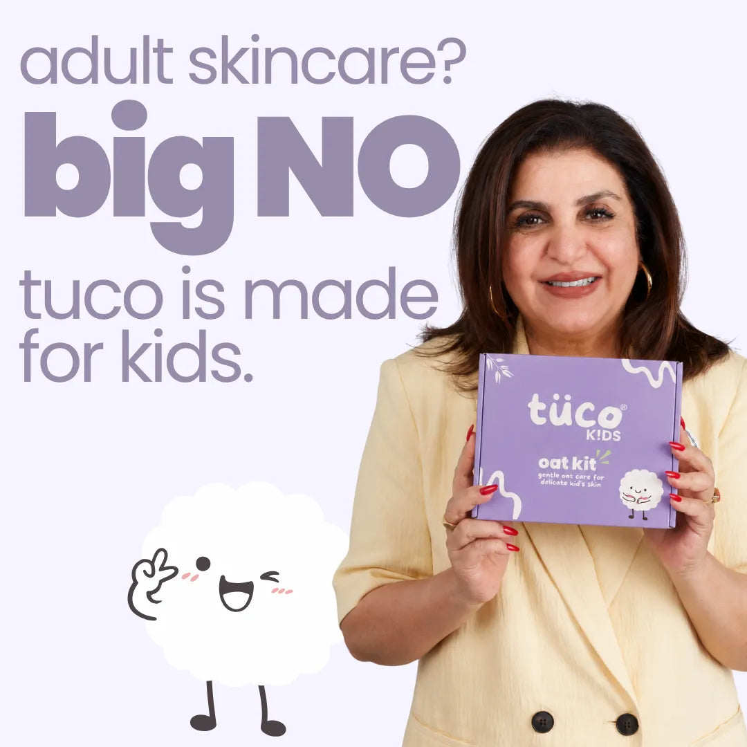 3-in-1 Oat Kit for kids – gentle oat-based routine to soothe dryness and strengthen the skin barrier