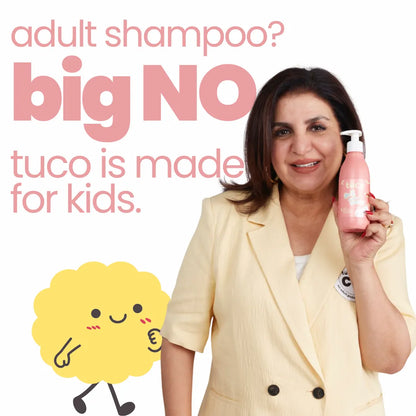 3-in-1 Super Wash for kids – one gentle cleanser for hair, face and body, 97% natural-origin ingredients