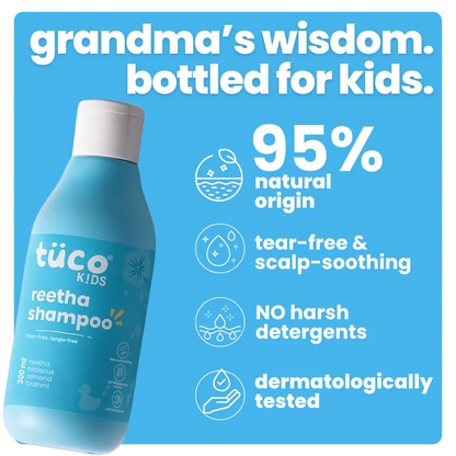 Natural Shampoo for Kids - 300 ml