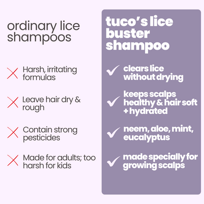 lice buster shampoo (40ml).