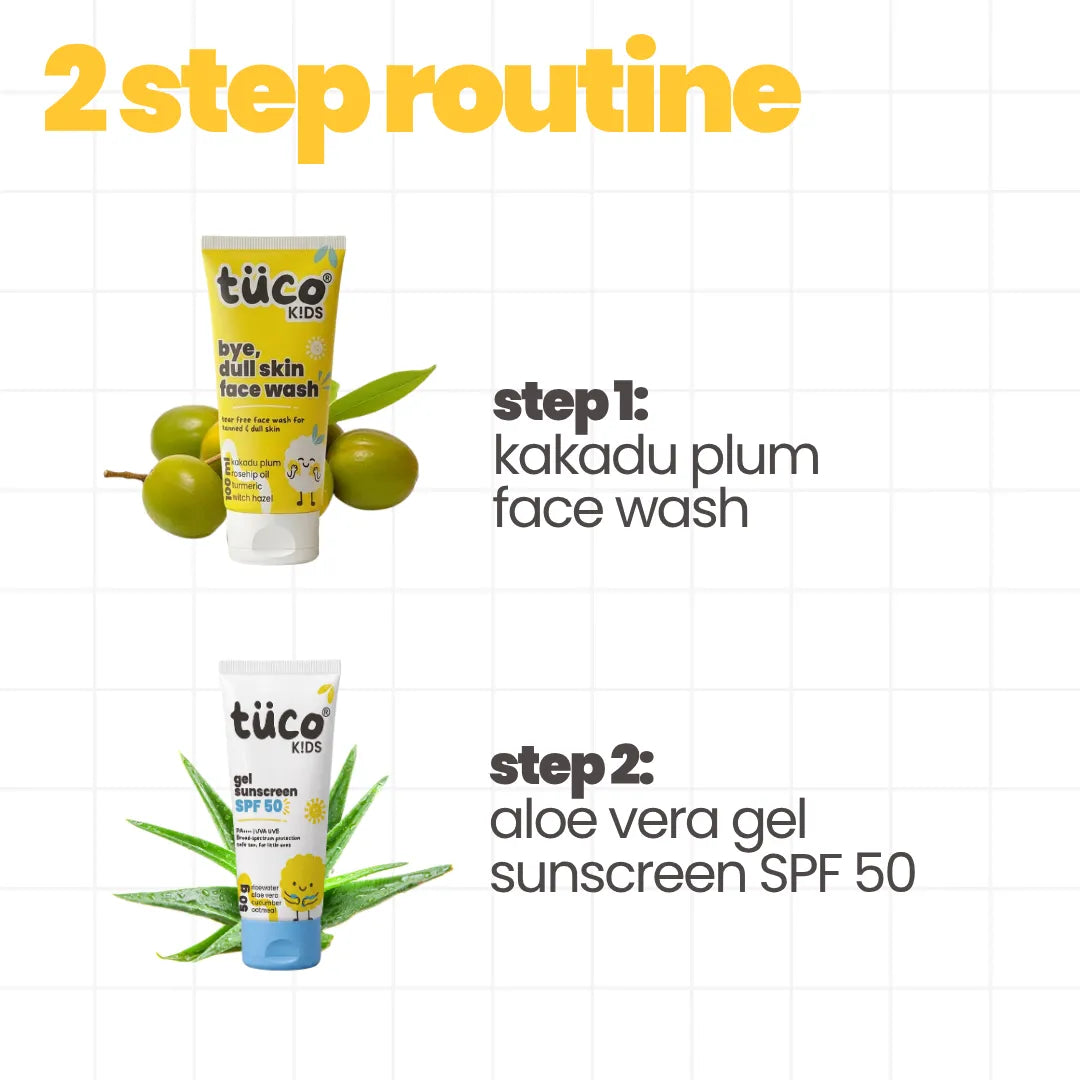 Sun Care Kit: Dull Skin Facewash + Gel Sunscreen SPF 50