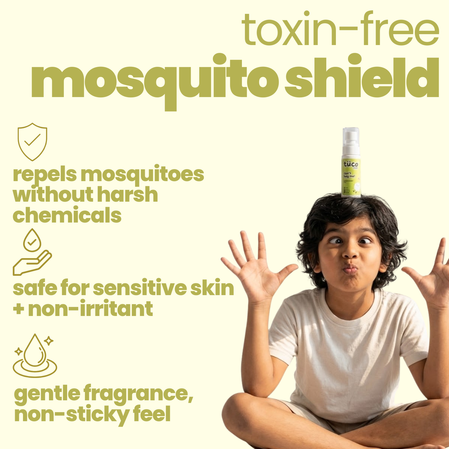 Natural Mosquito Repellent Spray for Kids (100ml)