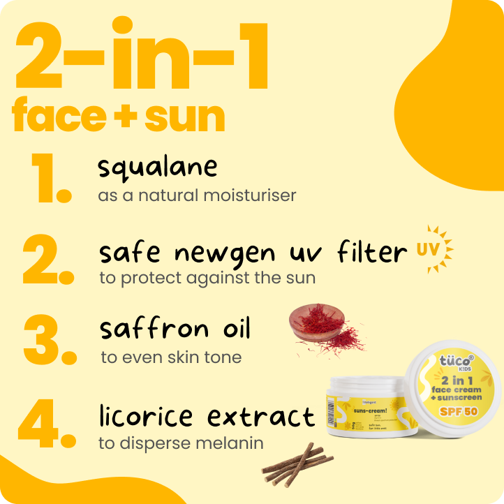 Saffron Face Cream & Sunscreen SPF-50 50g