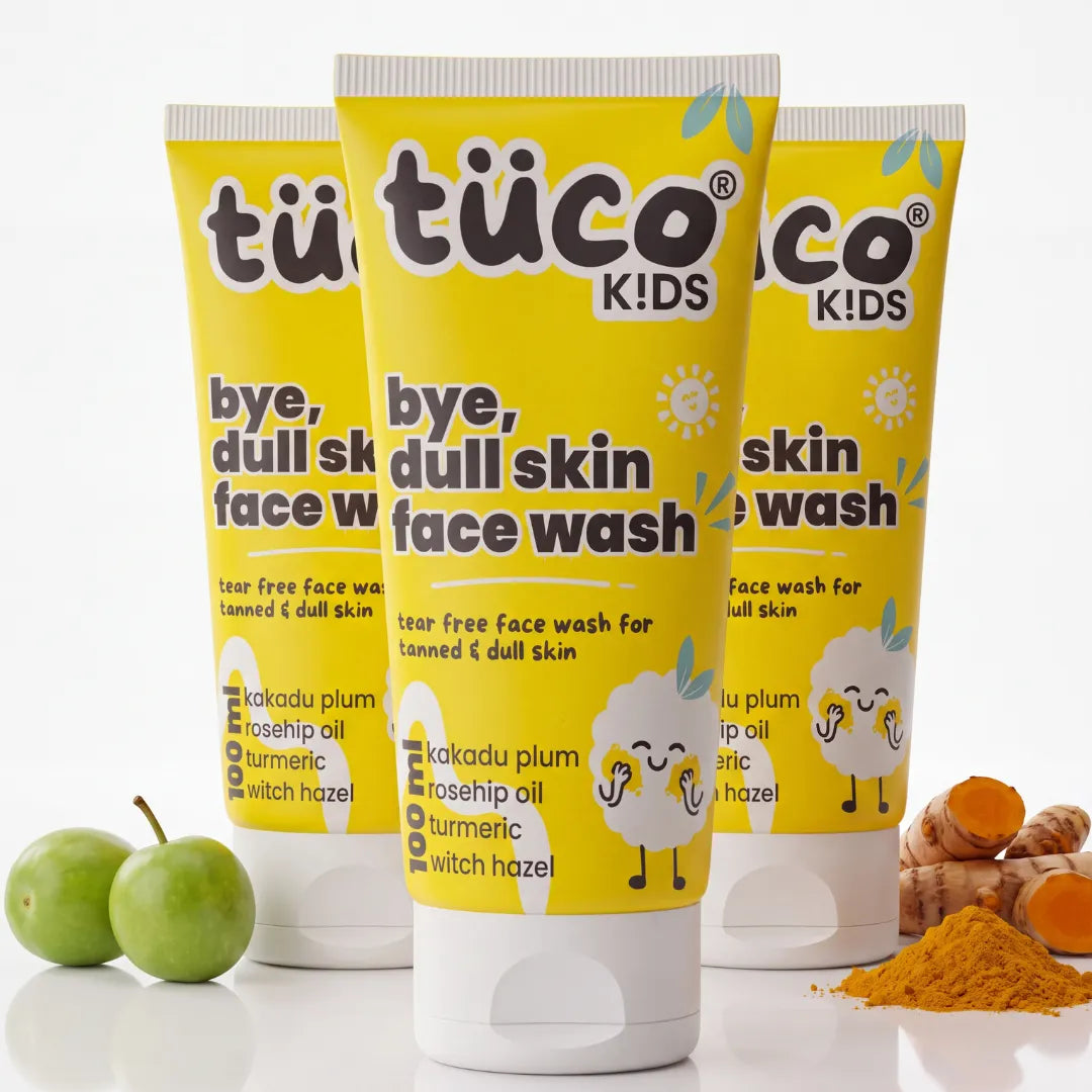 Bye Dull Skin Face Wash for Kids 100ml, Pack of 3 | Tuco Kids
