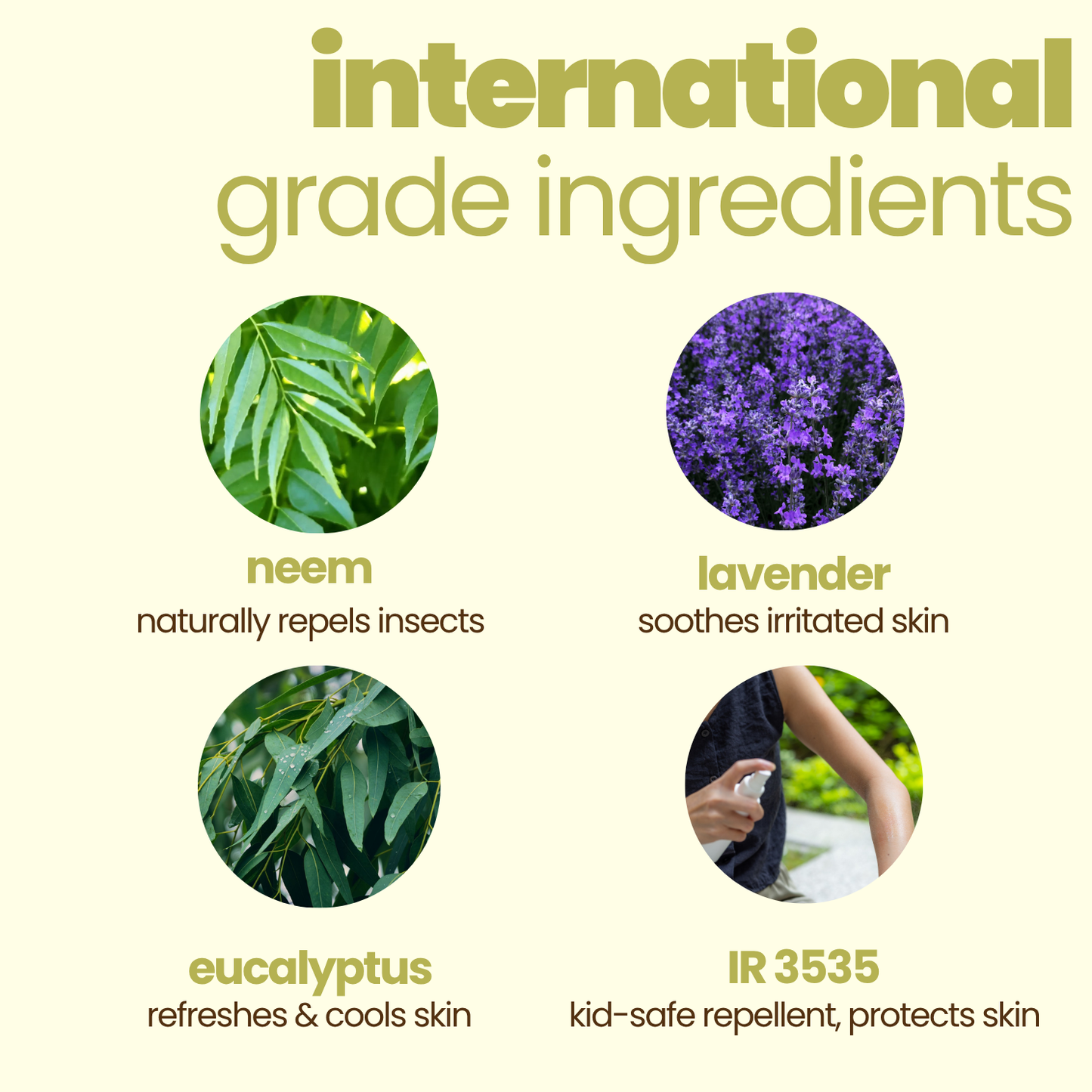 Natural Mosquito Repellent Spray for Kids (100ml)
