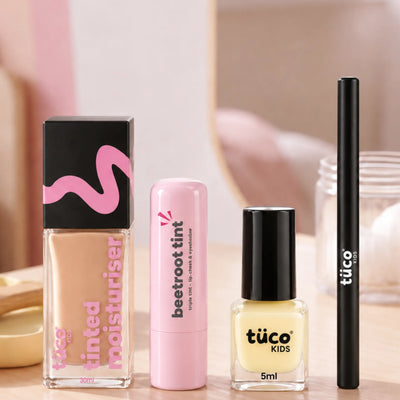 Caramel Face Tint & Yellow Nail Glam Kit