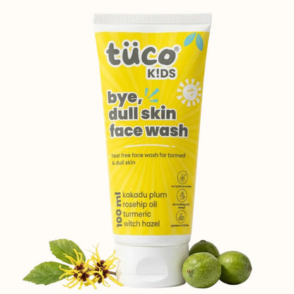 Kids Turmeric Facewash to Brighten Dull and Dry Skin.