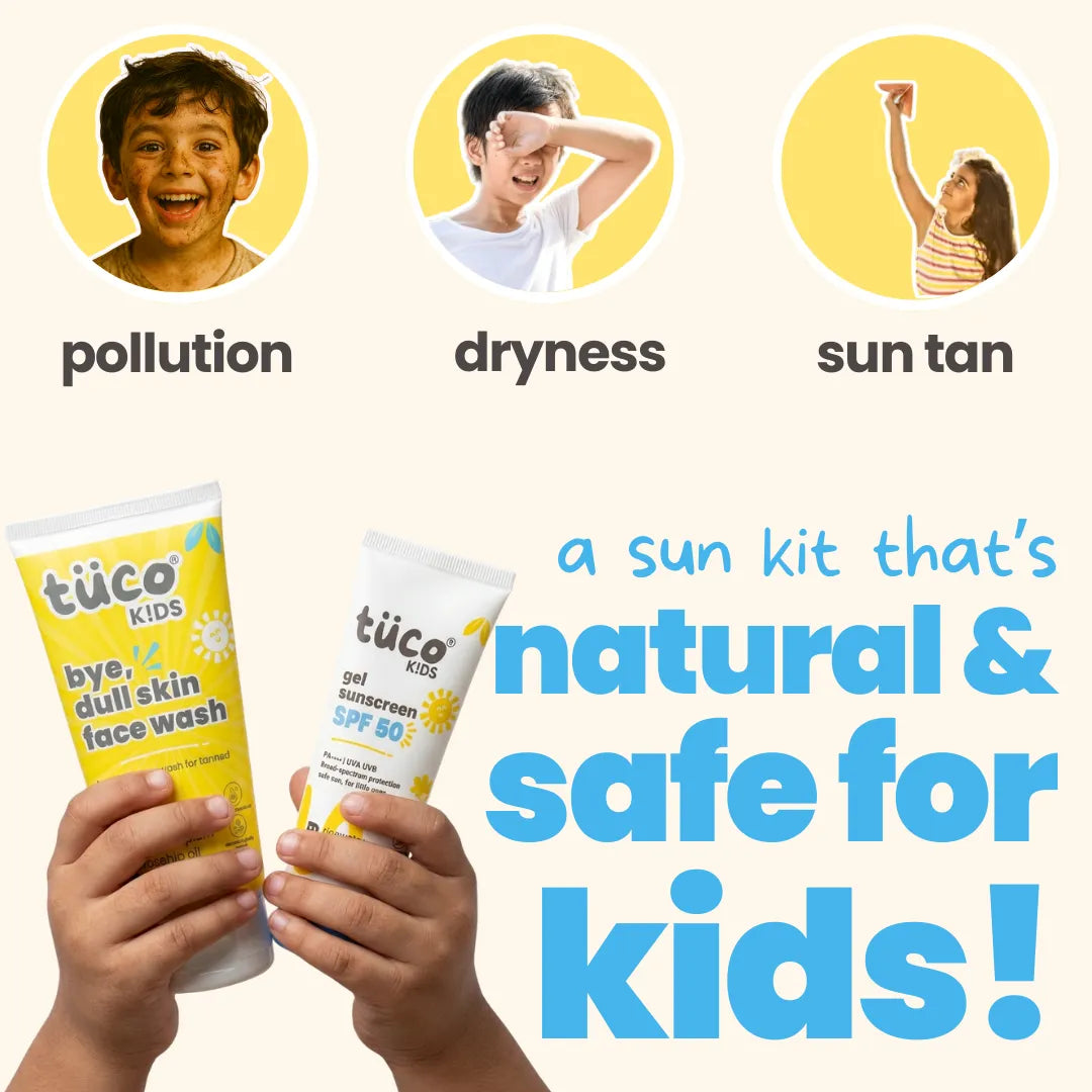 Sun Care Kit: Dull Skin Facewash + Gel Sunscreen SPF 50