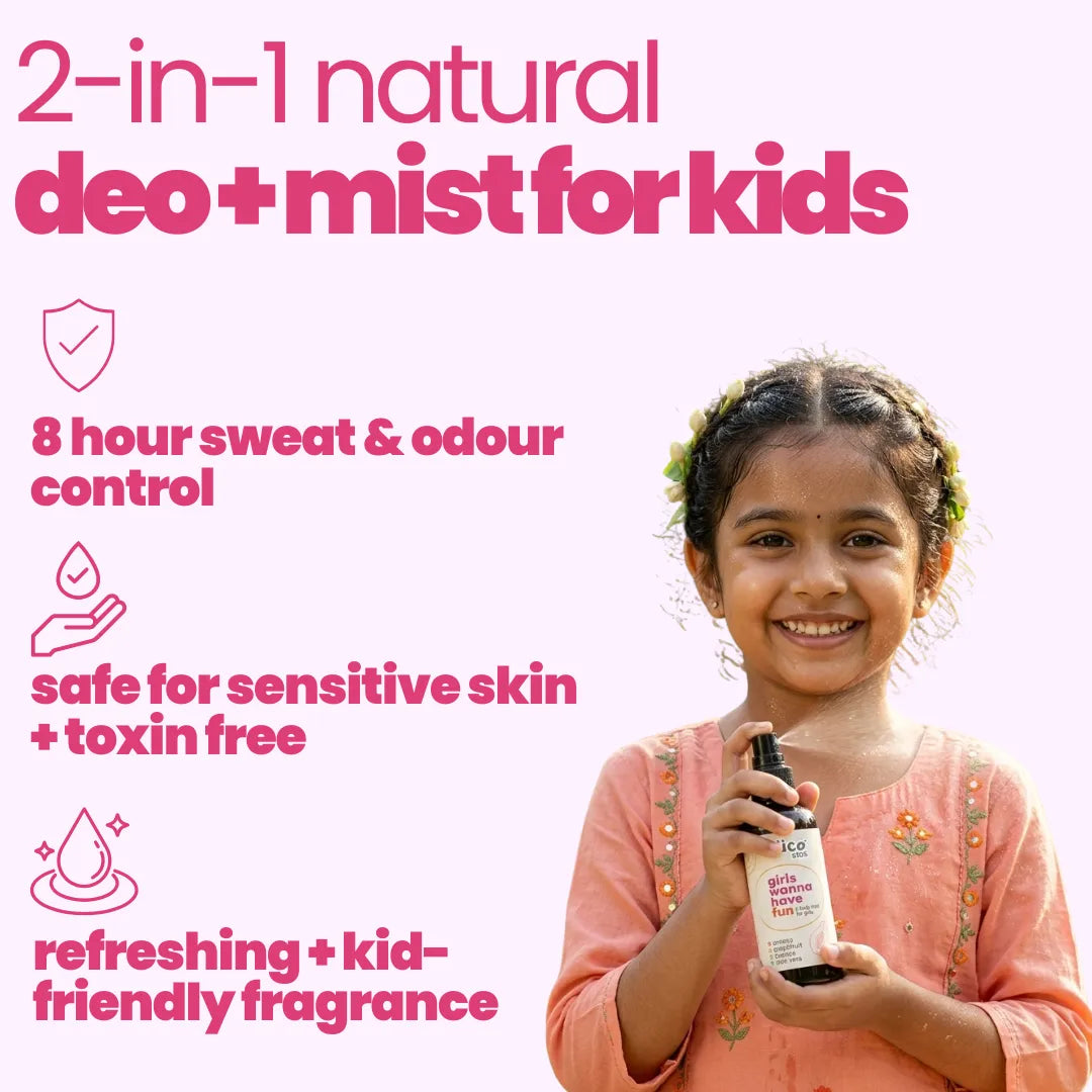 Natural Body Mist for Girls (100ml)!