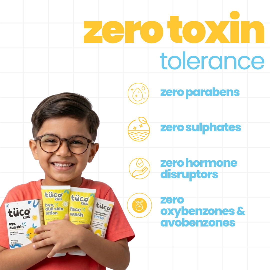 4-in-1 Dull Skin Kit for Kids: Face Wash + Soap + Sunscreen + Lotion — image 7 | Tuco Kids