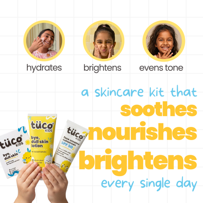 3-in-1 Dull Skin Glow Kit for Kids - SPF 50