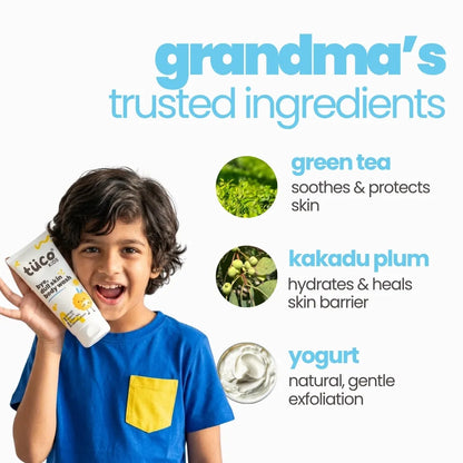 Bye Dull Skin Body Wash for Kids.