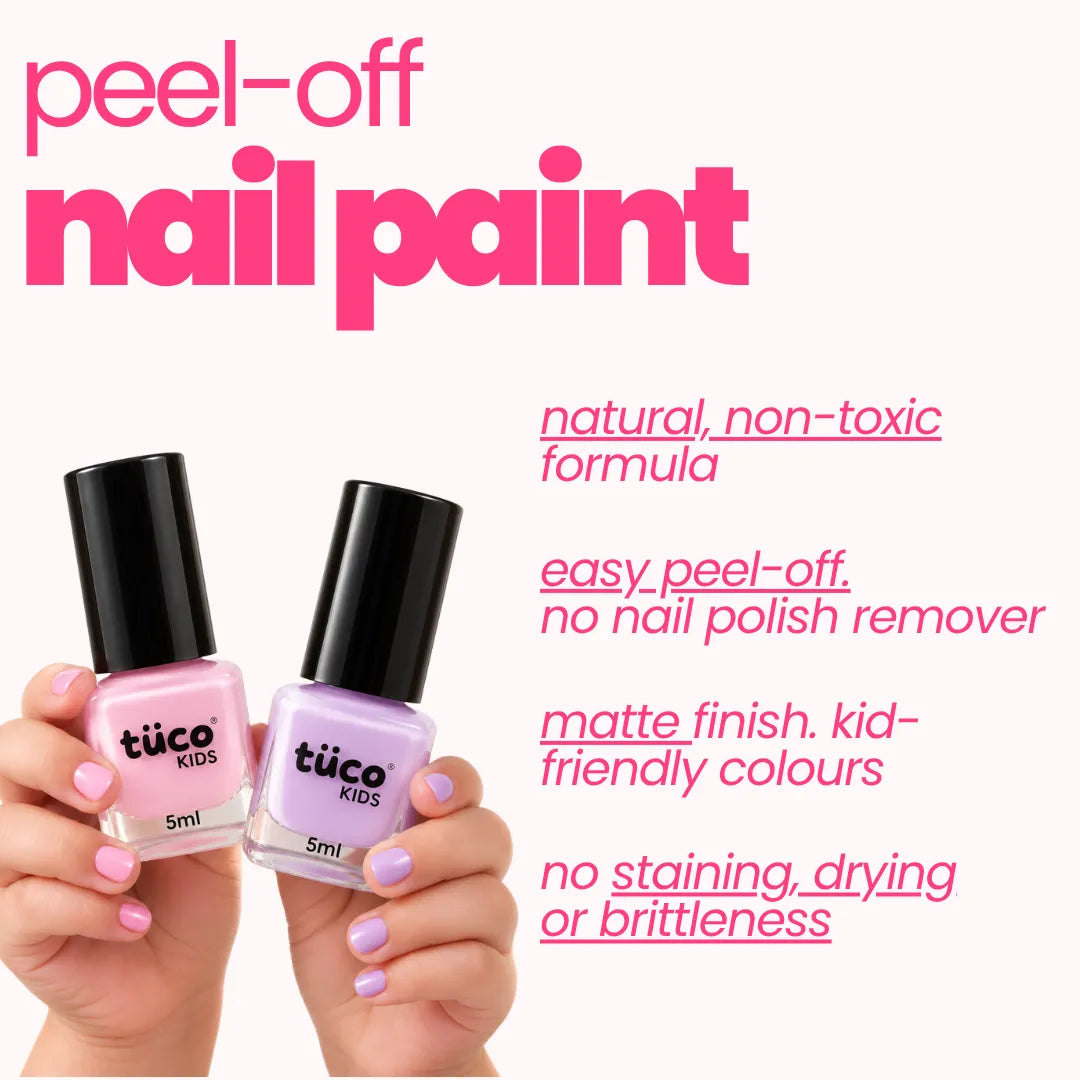 Pink & Purple Nail Paints Combo