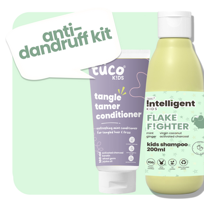 Anti-Dandruff Kit: Flake Fighter Shampoo 200ml + Tangle Tamer Conditioner 100ml
