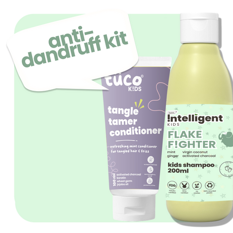 Anti-Dandruff Kit: Flake Fighter Shampoo 200ml + Tangle Tamer Conditioner 100ml