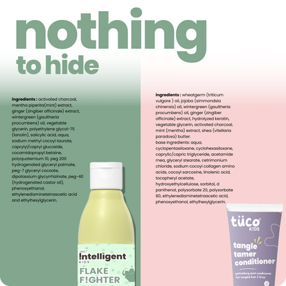 Anti-Dandruff Kit: Flake Fighter Shampoo 200ml + Tangle Tamer Conditioner 100ml