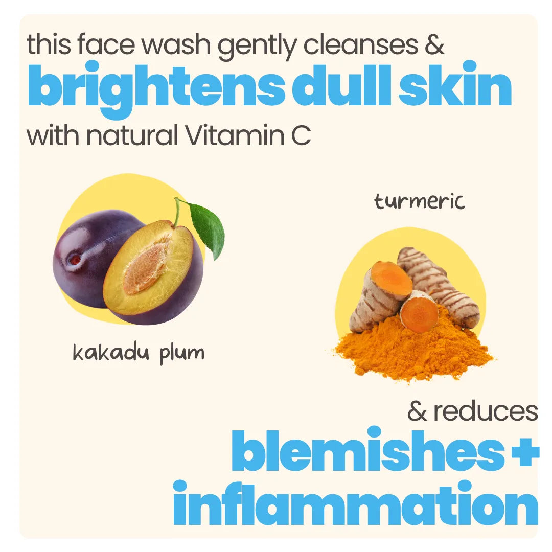 bye, dull skin face wash for kids - 100ml