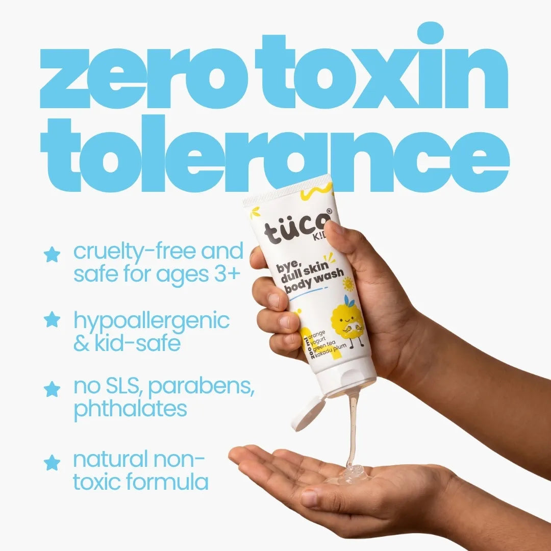 Bye Dull Skin Body Wash for Kids.