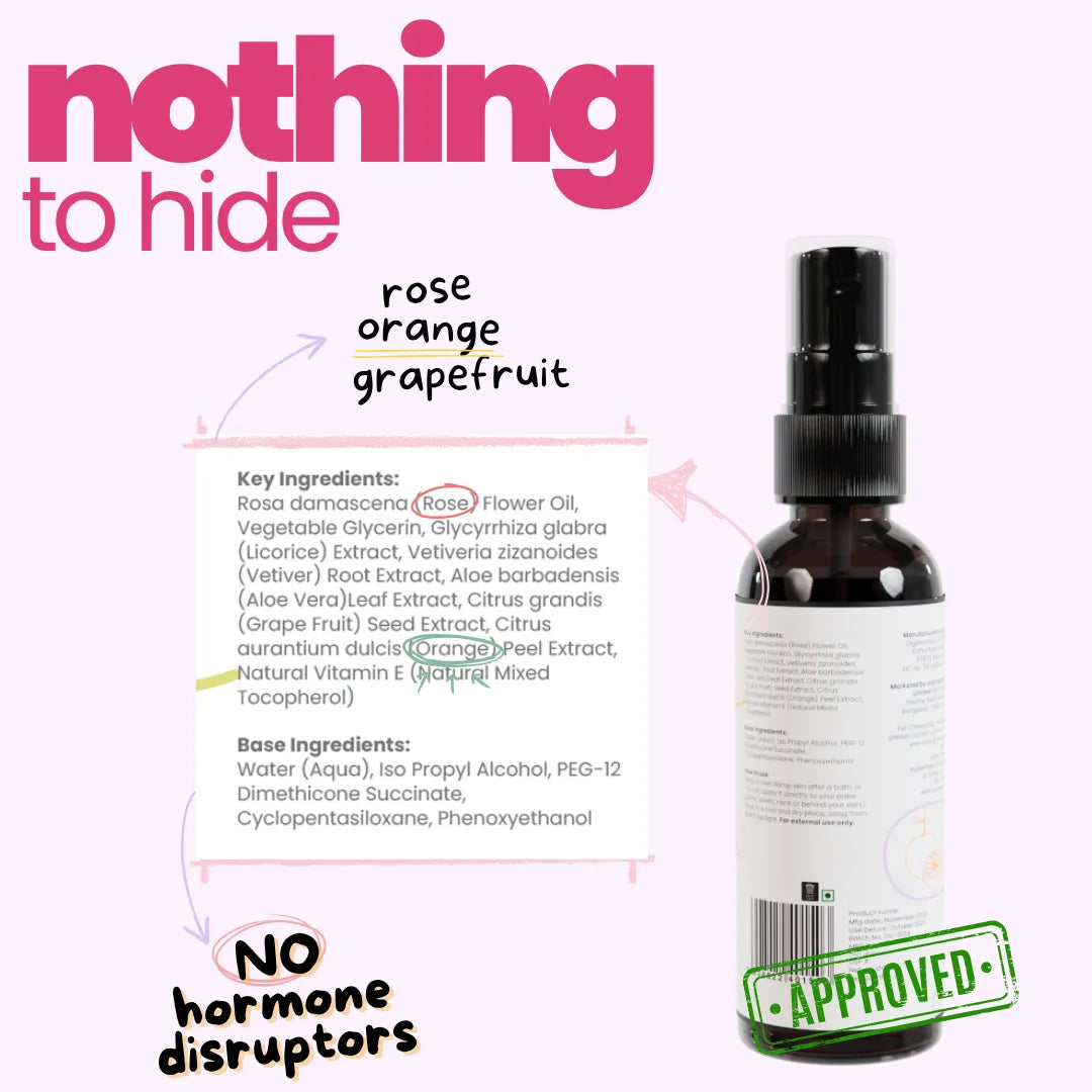Natural Body Mist for Girls (100ml)!