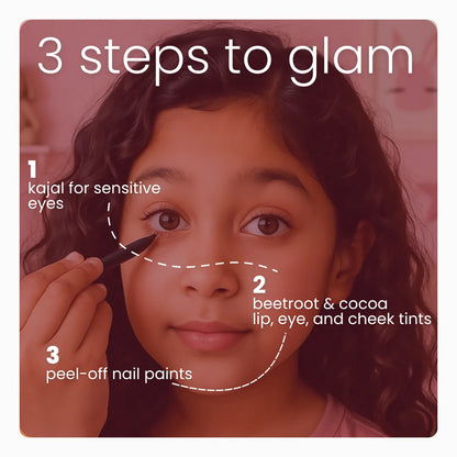Safe and Natural Glam Makeup Regimen