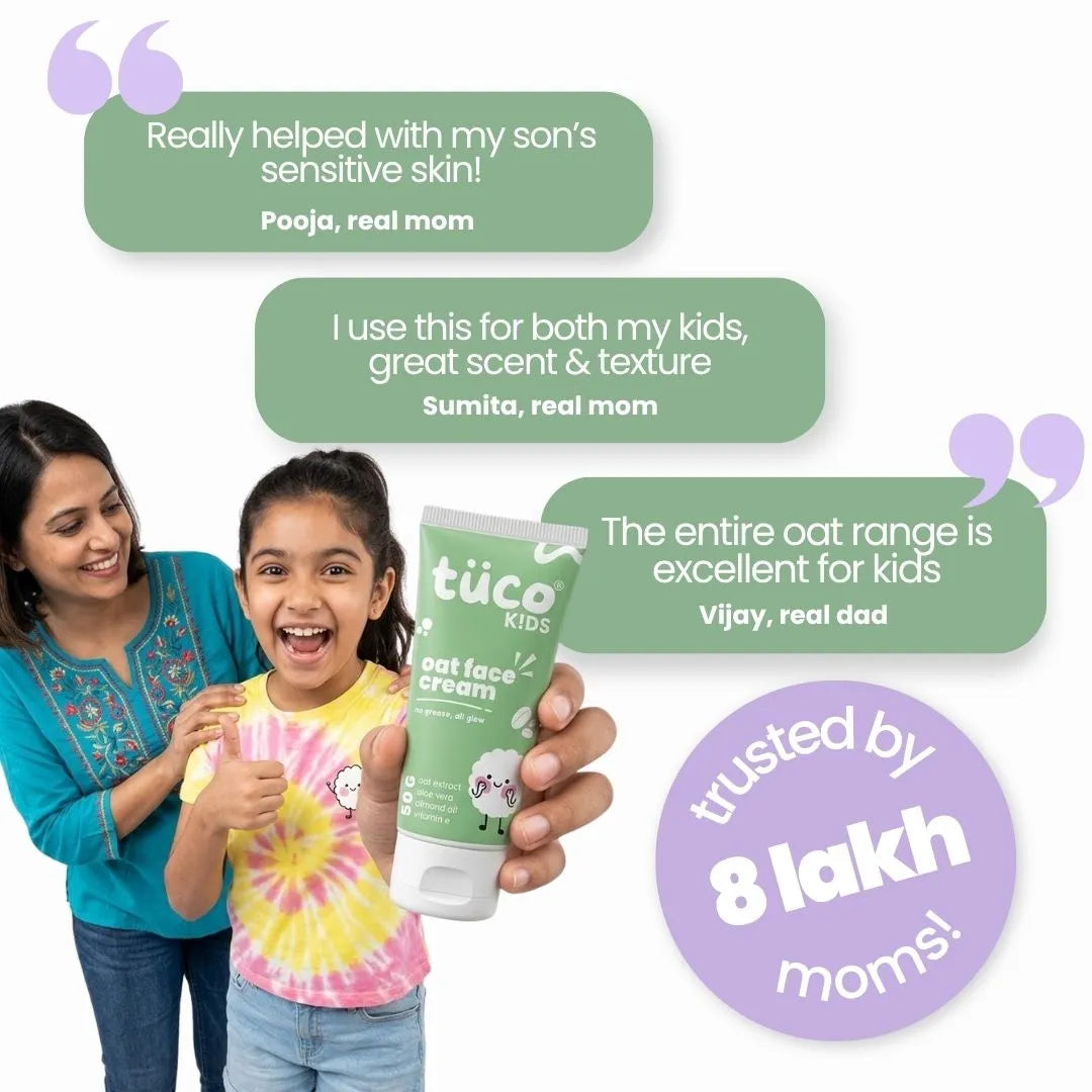 Parent reviews of Tuco Kids Oat Face Cream | Tuco Kids