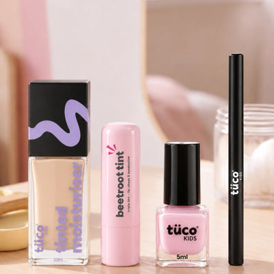 Vanilla Face Tint & Purple Nail Glam Kit