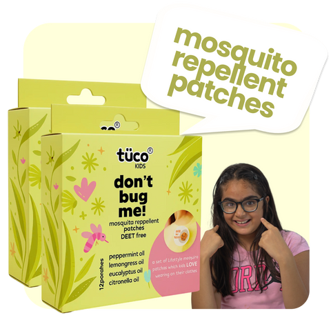 Safe Mosquito Repellent Patches for Kids (Pack of 2)