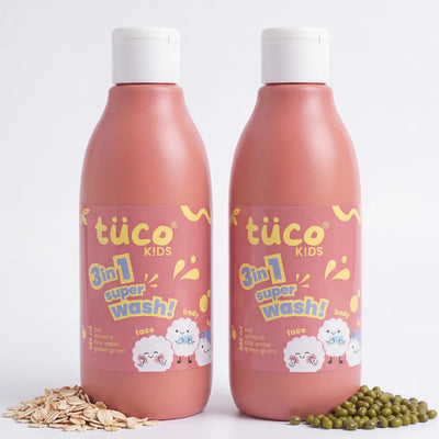 3-in-1 Super Wash for Kids (300ml) - Pack of 2