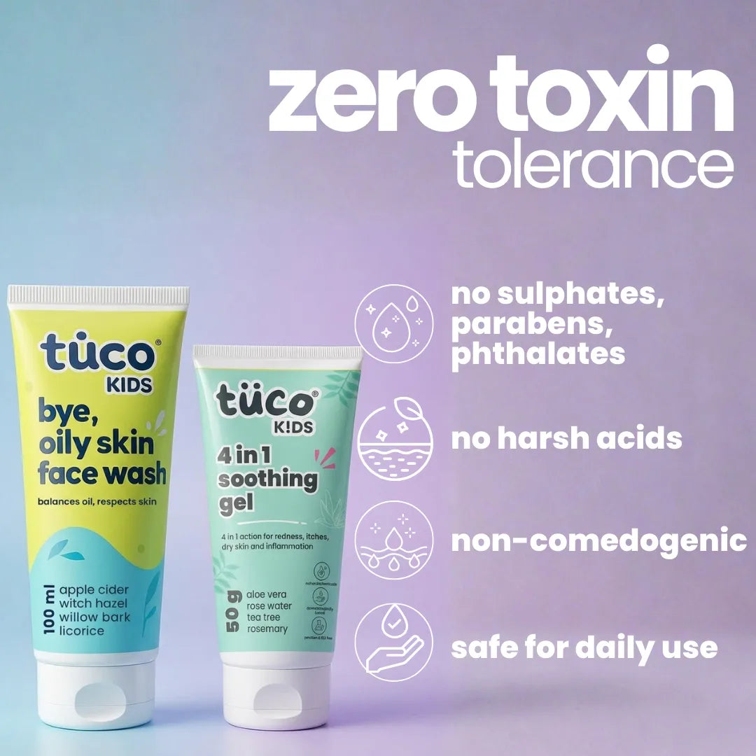 Teen Acne Kit: Acne Face Gel + Oily Skin Face Wash