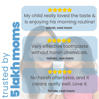 bubbles & gum toothpaste (pack of 1).