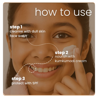 Kumkumadi Glow Kit: Dull Skin Face Wash + Kumkumadi Face Cream