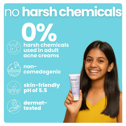 Teen Acne Kit: Oily Skin Face Wash + Weightless Face Gel