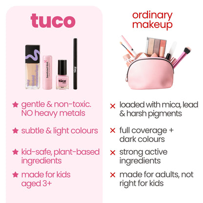 Vanilla (Light Shade) Face Tint & Pink Nail Glam Kit