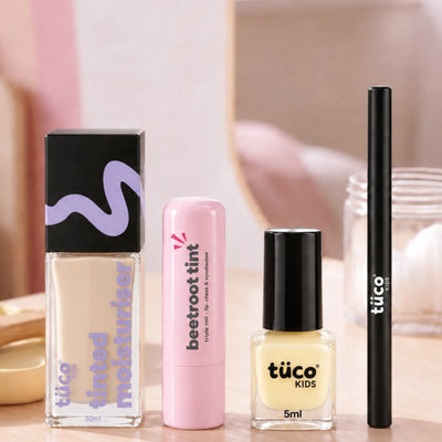 Vanilla Face Tint & Yellow Nail Glam Kit