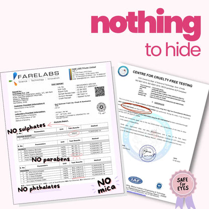 Tuco Kids Mega Makeup Kit lab tested – Farelabs and cruelty-free certificates, no sulphates, parabens, phthalates or mica, safe for eyes