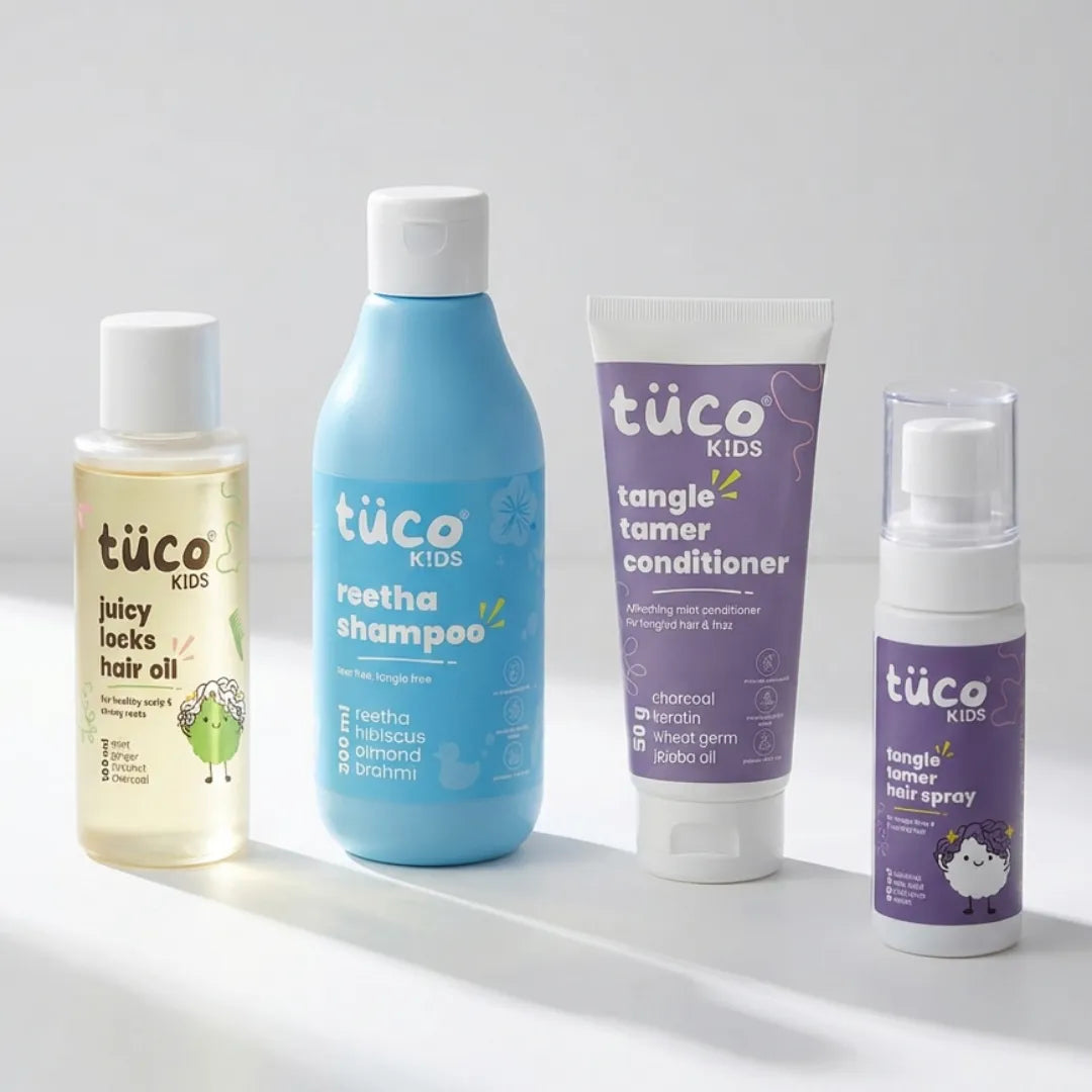 The Tangled & Frizzy Hair Regimen for Kids – Gentle Daily Hair Care kit