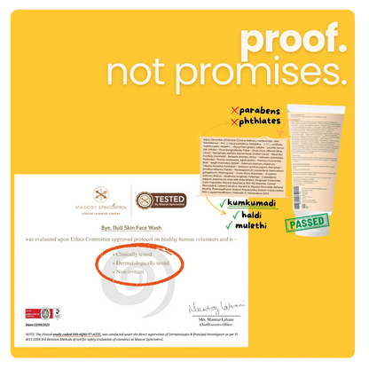 Kumkumadi Glow Kit: Dull Skin Face Wash + Kumkumadi Face Cream