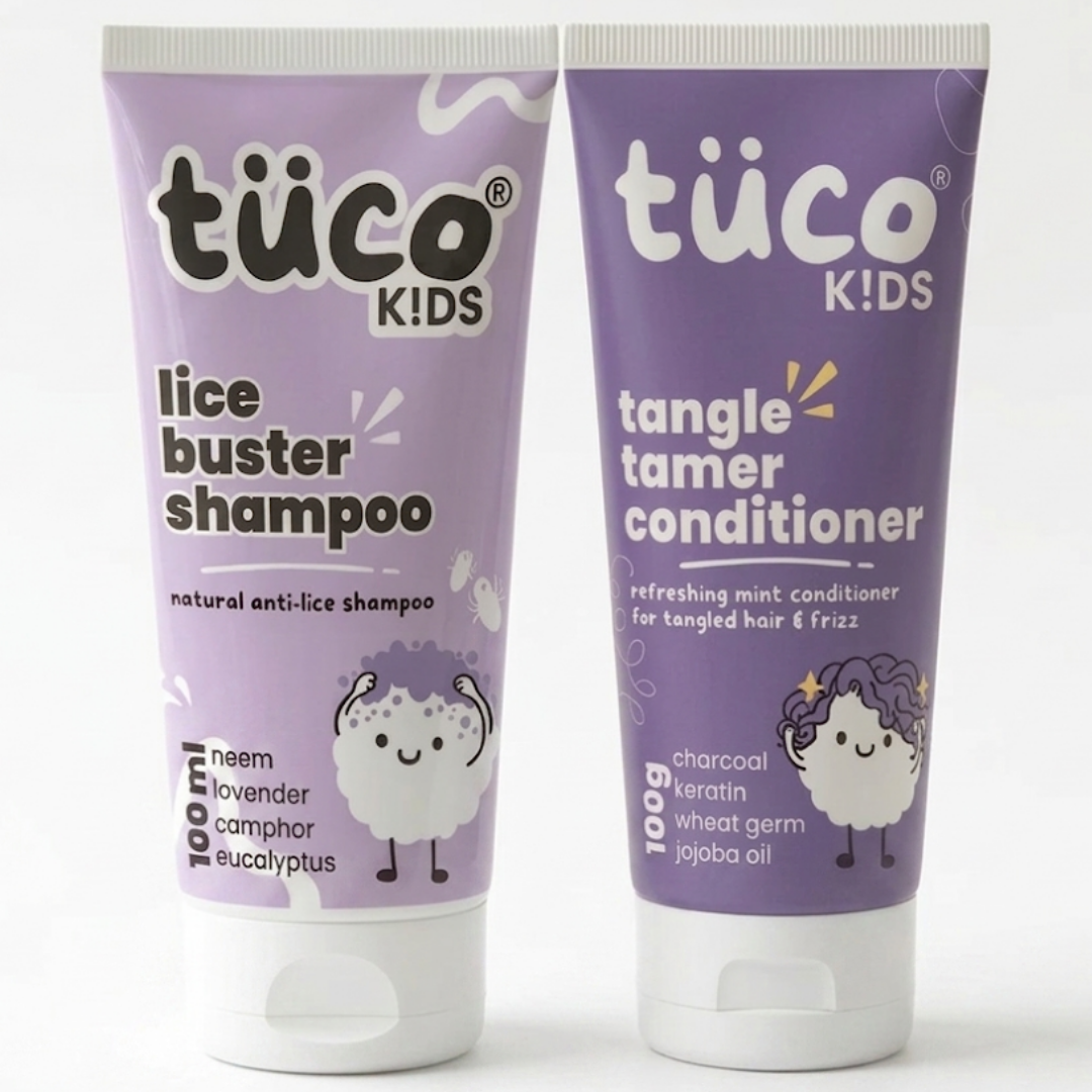 Natural Lice Shampoo + hair conditioner for kids