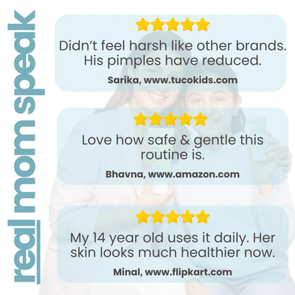 Teen Acne Kit: Acne Face Gel + Oily Skin Face Wash