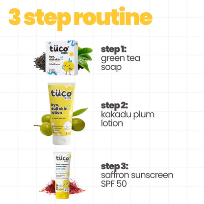Dull Skin Kit: Soap + Lotion 100ml + Sunscreen SPF 50!