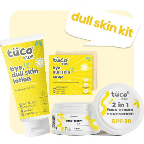 Dull Skin Kit for Kids: Dull Skin Lotion + Dull Skin Soap + Sunscream SPF 30