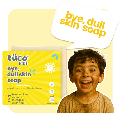 bye, dull skin handmade soap.