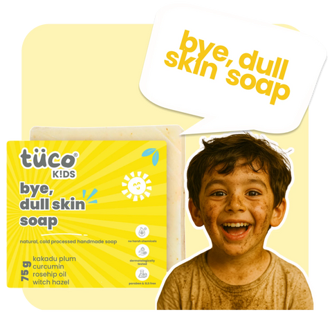 bye, dull skin handmade soap.