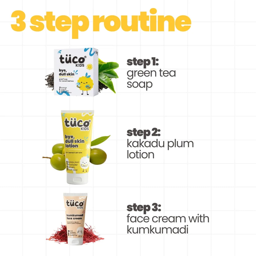 Detan Kit: Soap + Kumkumadi Face Cream + Lotion