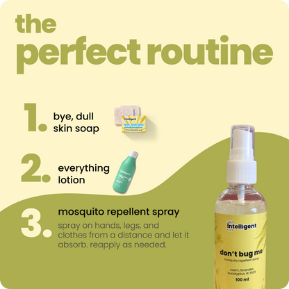 Protect your child from mosquitoes with Tuco Kids Don’t Bug Me Mosquito Repellent Spray! Made with natural essential oils like Citronella, Eucalyptus, Peppermint, and Lemongrass, it offers powerful, long-lasting protection. Safe, gentle, and free from SLS, Parabens, and Phthalates, this spray is perfect for active kids. Simply spray on clothes or skin and enjoy worry-free outdoor adventures!







