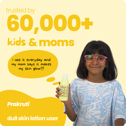 TuCo Intelligent Kids Lotion is a natural skincare solution for kids aged 3 and up. Crafted with Kakadu Plum for brightening, Shea Butter for deep hydration, and Turmeric to even out skin tone, this lotion reduces dark spots and leaves skin soft, smooth, and healthy. Free from harmful chemicals, cruelty-free, and packaged in eco-friendly, 100% recycled plastic, it's the perfect choice for gentle and effective skincare.