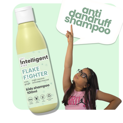 Tuco Intelligent Kids' Anti-Dandruff Shampoo features a powerful blend of activated charcoal, mint, and ginger for effective scalp care. This gentle formula refreshes the scalp and eliminates dandruff causing impurities. This SLS, paraben, and sulphate-free formula gently cleanses and soothes the scalp, promoting a healthier hair environment.