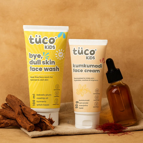 Kumkumadi Glow Kit: Dull Skin Face Wash + Kumkumadi Face Cream